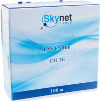 Кабель SkyNet Premium FTP-LSZH 4x2x0,51, медный, FLUKE TEST, кат.5e, однож., 100 м, box, оранжевый CSP-FTP-LSZH-4-CU/100