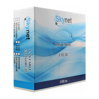 Кабель SkyNet Premium FTP-LSZH 4x2x0,51, медный, FLUKE TEST, кат.5e, однож., 100 м, box, оранжевый CSP-FTP-LSZH-4-CU/100