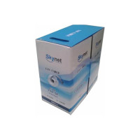 Кабель SkyNet Premium UTP indoor 2x2x0,51, медный, FLUKE TEST, кат.5e, однож., 305 м, box, серый CSP-UTP-2-CU