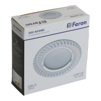Встраиваемый потолочный светильник FERON MR16 G5.3 белый, GS-M392 28339