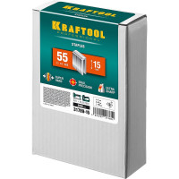 Скобы для степлера KRAFTOOL тип 18GA (55/90/C) 15 мм, 5000 шт, 31789-15
