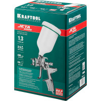 Пневматический краскопульт KRAFTOOL Jeta 4000 с верхним бачком HVLP, 1.3 мм 06555-1.3
