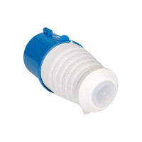 Вилка переносная EKF 023 2Р+РЕ 32А 220В IP44 ps-023-32-220
