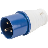 Вилка переносная EKF 023 2Р+РЕ 32А 220В IP44 ps-023-32-220