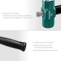 Кувалда со стальной обрезиненной рукояткой KRAFTOOL Steel Force 2 кг, 2009-2