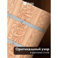 Бондарный ковш-черпак с орнаментом Цветы Банные Штучки 1.5 л 33426