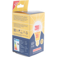 Светодиодная лампа Volpe LED-A70-25W/3000K/E27/FR/NR . Форма A, матовая. UL-00004469