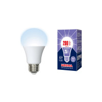 Светодиодная лампа Volpe LED-A70-25W/6500K/E27/FR/NR. Форма A, матовая. UL-00004471