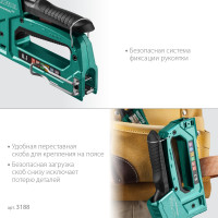 Алюминиевый cтеплер 53 (6-14мм)/140 (8-14мм)/13/ 53F/300/500 KRAFTOOL Universal-HD 3188