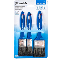 Набор кистей «Водные краски» 25мм, 35мм, 50мм MATRIX Color Line 83349