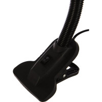 Настольный светильник Uniel TLI-206. Цоколь E27. Цвет черный. 2460