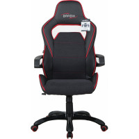 Компьютерное геймерское офисное кресло BRABIX Nitro GM-001, с подлокотниками, экокожа 531816