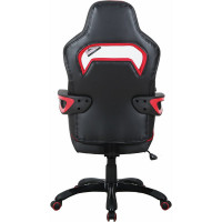 Компьютерное геймерское офисное кресло BRABIX Nitro GM-001, с подлокотниками, экокожа 531816