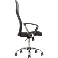 Компьютерное офисное кресло BRABIX Flash MG-302, с подлокотниками, хром 530867