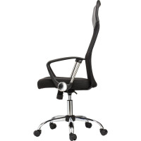 Компьютерное офисное кресло BRABIX Flash MG-302, с подлокотниками, хром 530867