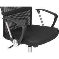 Компьютерное офисное кресло BRABIX Flash MG-302, с подлокотниками, хром 530867