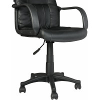 Компьютерное офисное кресло BRABIX Hit MG-300, с подлокотниками, эко кожа 530864