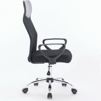 Компьютерное офисное кресло BRABIX Tender MG-330, с подлокотниками, хром, сетка 531845