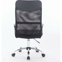 Компьютерное офисное кресло BRABIX Tender MG-330, с подлокотниками, хром, сетка 531845