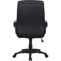 Компьютерное офисное кресло руководителя BRABIX Enter EX-511, с подлокотниками, эко кожа 530859