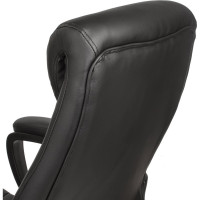 Компьютерное офисное кресло руководителя BRABIX Enter EX-511, с подлокотниками, эко кожа 530859