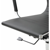 Компьютерное офисное кресло руководителя BRABIX Energy EX-509, с подлокотниками, рециклированная кожа, хром 530862