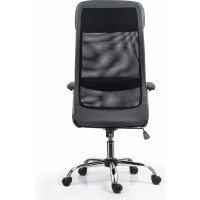 Компьютерное офисное кресло руководителя BRABIX Flight EX-540, с подлокотниками, хром, сетка 531848