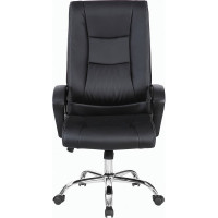 Компьютерное офисное кресло руководителя BRABIX Forward EX-570, с подлокотниками, хром, эко кожа 531837