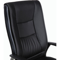 Компьютерное офисное кресло руководителя BRABIX Forward EX-570, с подлокотниками, хром, эко кожа 531837