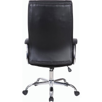 Компьютерное офисное кресло руководителя BRABIX Forward EX-570, с подлокотниками, хром, эко кожа 531837