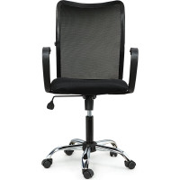 Компьютерное офисное кресло BRABIX Spring MG-308, с подлокотниками, хром, сетка 531403