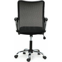 Компьютерное офисное кресло BRABIX Spring MG-308, с подлокотниками, хром, сетка 531403