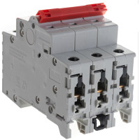 Рубильник ABB 3п SD203 32A рычаг красный 2CDD283101R0032