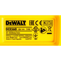 Пистолет для герметика DEWALT 18.0 В XR DCE560N-XJ