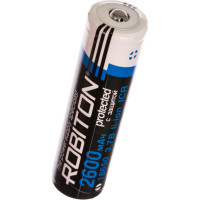 Аккумулятор ROBITON 2.6/Li18650 с защитой bulk 12383