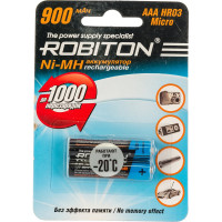 Аккумулятор ROBITON 900MHAAA-2 BL2 (2шт) 8796