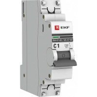 Автоматический выключатель EKF 1P 1А (C) 4,5kA ВА 47-63 PROxima mcb4763-1-01C-pro