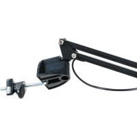 Настольный светильник Uniel на струбцине/LED/500Lm/4500K/Dimmer/TLD-524 Black/8W/ 10608