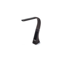 Настольный светильник с часами Uniel 5W TLD-542 Brown/LED/300Lm/5000K/Dimmer UL-00001817