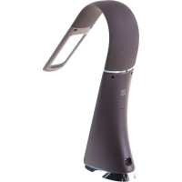 Настольный светильник с часами Uniel 5W TLD-542 Brown/LED/300Lm/5000K/Dimmer UL-00001817