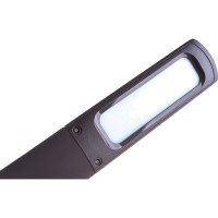 Настольный светильник с часами Uniel 5W TLD-542 Brown/LED/300Lm/5000K/Dimmer UL-00001817