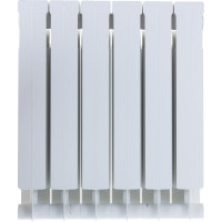 Биметаллический радиатор Global STYLE PLUS 500 6 секций боковое подключение RAN30G1197AC6C