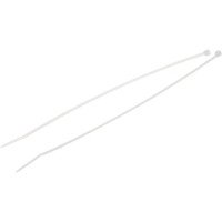 Пластиковый хомут белый 3.0x200мм универсальный 25шт Эврика ER-03202 956502
