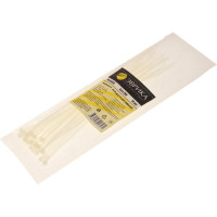 Пластиковый хомут белый 3.0x200мм универсальный 25шт Эврика ER-03202 956502