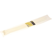 Пластиковый хомут белый 5.0x450мм универсальный 25шт Эврика ER-05452 956530