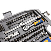 Набор инструмента 1/2 Dr 3/8 Dr и 1/4 Dr 218 предметов KRAFT KT 700684