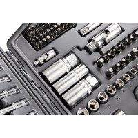 Набор инструмента 1/2 Dr 3/8 Dr и 1/4 Dr 218 предметов KRAFT KT 700684