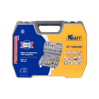Набор инструмента 1/2 Dr и 1/4 Dr 108 предметов KRAFT KT 700300