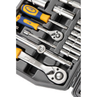 Набор инструмента 1/2 Dr и 1/4 Dr 108 предметов KRAFT KT 700300