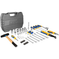 Набор инструмента 1/2 Dr и 1/4 Dr 56 предметов KRAFT KT 700303